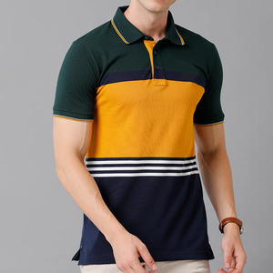 Polos de manga corta de secado rápido OEM Panel de desgaste de golf-Trabajo transpirable Tallas grandes Logotipo personalizado Camisetas de la mejor calidad para hombres - Product Image 6