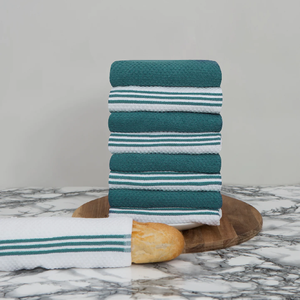 Juego de toallas de té con diseño personalizado para el hogar, paño de lino suave estampado, 100% algodón orgánico, certificado GOTS, logo personalizado de alta calidad, novedad - Product Image 4