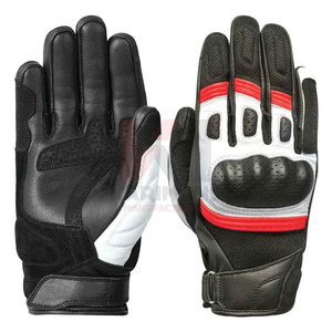 Guantes de Motociclismo de Malla, Transpirables, Refrigerantes para Verano, Antideslizantes, con Protección en los Nudillos para Motociclistas Urbanos - Product Image 4