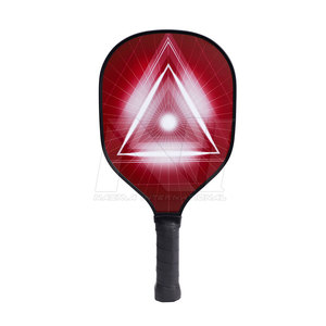 Raquette de pickleball NAMZA NI-1801 personnalisable de haute qualité, face en fibre de carbone thermoformée, bord en filet de nylon, 355g, 45cm, personnalisée - Product Image 5