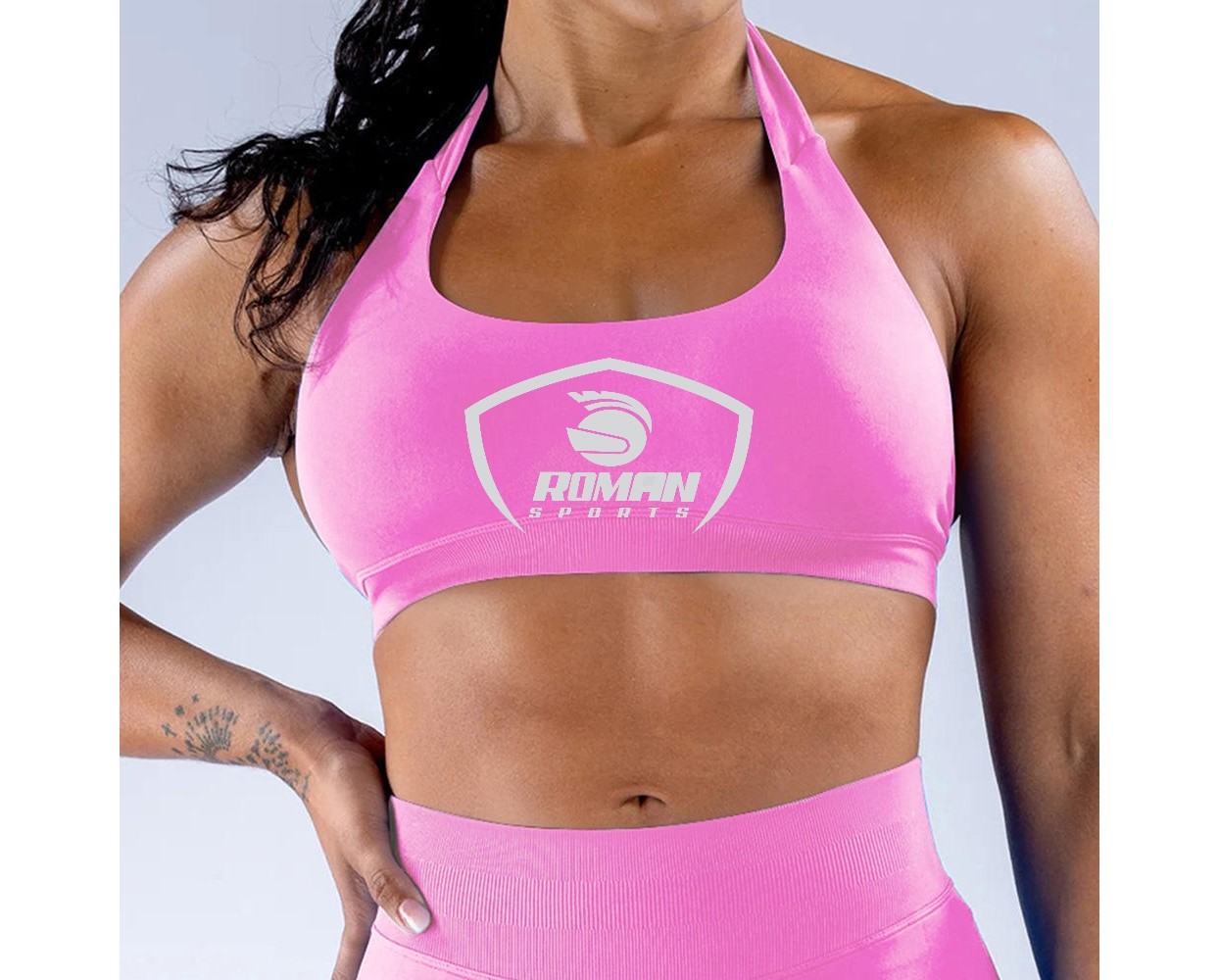 Women's Soft Lightweight 2-Piece Yoga Set Active Wear for Gym Fitness Polyester Breathable RSW