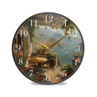 Horloge murale personnalisée à impression UV directe, matériau acrylique écologique, graphismes HD, horloge avec image personnalisée pour cadeau promotionnel