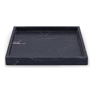 Plateau en marbre artisanal créatif et sûr pour le rangement dans le salon, la décoration de la maison ou comme plateau de table de bureau - Product Image 3