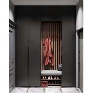 5 Year Warranty Customized Size French Waterproof <b>Wooden</b> <b>Shoes</b> Cabinet <b>Storage</b> Wardrobe Combo Home Furniture Easy Clean Online - Product Image 6