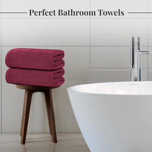 Juego de toallas de baño de algodón transpirable Hotel uso doméstico toallas absorbentes suaves para baño lujo Spa gimnasio mano cara toalla suministro - Product Image 3