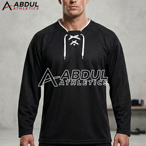 Custom Ice Hockey Jersey With Modern Design And Flexible Fit Ideal For Team Training Matches And Sports Activities Use - Product Image 3