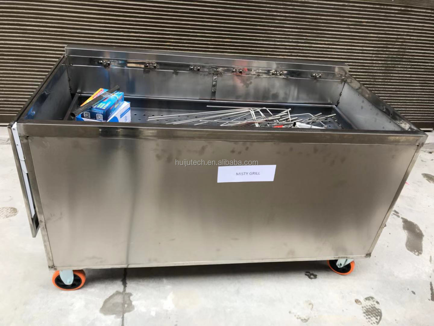 18 Pieces Forks Yakitori Rotating Chicken Roaster HJ-CM013