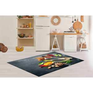 Tapis imprimé Spices : Tapis de couloir pour salle à manger et décoration moderne, avec tapis à poils doux - Product Image 4