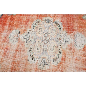 พรมตุรกีวินเทจ ขนาด 5.2x7.9 ฟุต (157x242 ซม.) สีส้ม-น้ำเงินไล่เฉด - Product Image 5