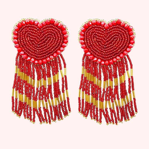 Fashion Jewelry Big Statement Beaded Embroidery Multicolor Custom Size <b>Drop</b> Unisex Party <b>Earrings</b> - Product Image 6