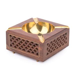 Quemador de Incienso de Madera y Metal Hecho a Mano de Lujo, Diseño Árabe, Quemador de Bakhoor para Decoración del Hogar del Golfo y Uso en el Medio Oriente, Ideal para Regalos - Product Image 3