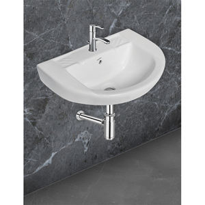 Top Listed Supplier's Best Quality Modern <b>Small</b> Oval Hand Wash Glossy Finished White Ceramic Sanitary Ware <b>for</b> <b>Bathroom</b> Mount - Product Image 1