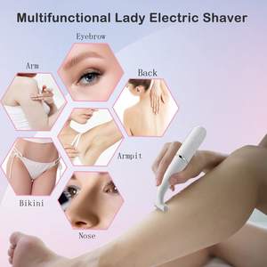 Depiladora Eléctrica Recargable Sin Dolor para Mujer, Recortadora de Bikini, Depiladora para Rostro y Cuerpo, para Uso en Casa y en el Automóvil - Product Image 5