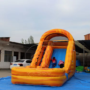 Large Tropical Palm Tree <b>Inflatable</b> Water Slide Combo for Indoor Outdoor Use - Product Image 2
