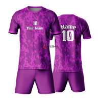 Personnalisez votre propre maillot de football respirant en polyester pour hommes, nouveau kit de sport de football