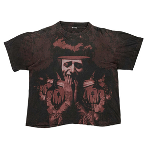 T-shirt Boxy pour hommes Vente en gros Impression personnalisée Col rond Graphique T-shirts pour hommes T-shirts graphiques lourds 280 Gsm T-shirt court - Product Image 2