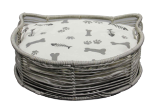 Ready to Ship Luberon Cat Face Cushion Soft Printed on Natural Material for Pet <b>Beds</b> <b>Comfortable</b> Secure Spot on Plastic Pet Cage - Product Image 2