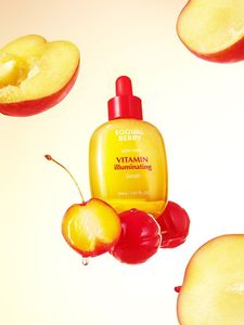 Siero illuminante vitaminico EQQUALBERRY 30ml di siero per la cura della pelle coreana che illumina la vitamina C siero di essenza fiala