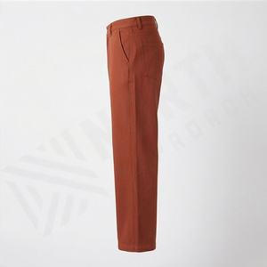 <b>Men's</b> <b>Flared</b> Sweatpants Cotton Bleach Wash Anti-Wrinkle High Street Multi-Pocket Jogger Fleece Custom Wide Leg Premium Pants - Product Image 3