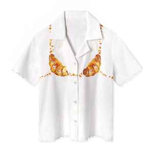 Traje de resort de verano, camisas de cabaña ligeras de gran tamaño, moda informal Unisex, cómodo, personalizado, proveedor OEM - Product Image 5