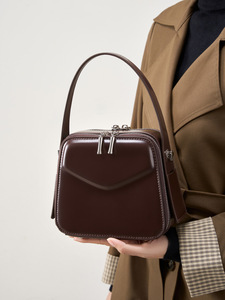 Bolsos de mano de diseñador, bolso de mano con bolsillo para tarjetas, bandolera de hombro de piel de vaca de lujo, bolso de mano de cuero genuino, bolso de cuero para mujer - Product Image 5