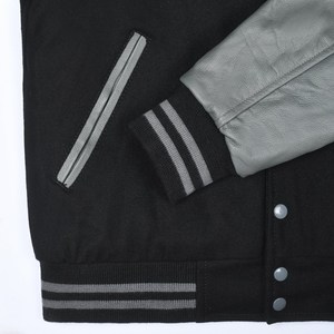 Men's Custom Eco-Friendly Embossed Varsity Wool Regular <b>Jacket</b> New Letterman Winter Coat <b>Fleece</b> <b>Lining</b> Canvas Letter - Product Image 3