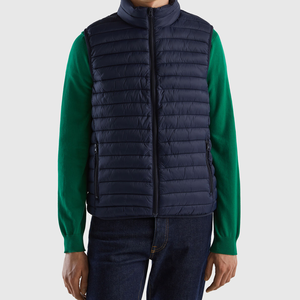 Customized Stand Collar Denim Jacket Breathable High Quality OEM Design Cotton <b>Winter</b> for Men Front - Product Image 4