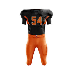 Uniforme de Fútbol Americano para Hombre 100% Poliéster, Manga Corta, Secado Rápido, Transpirable, Cómodo, Ligero, Nombre del Equipo Personalizado - Product Image 2