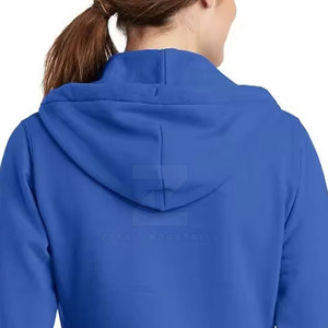 Sweats à capuche d'hiver à fermeture éclair pour femmes avec logo personnalisé 100% coton Logo avant respirant Pakistan Made High Quality Abordable - Product Image 6