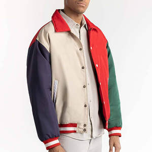 Blouson universitaire unisexe en laine épaisse personnalisé OEM/ODM – Écologique, respirant, col rond, tendance hiver, confortable, coupe oversize - Product Image 4