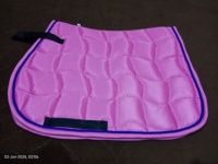 BRAND ZONE Tapis de selle d'équitation en satin/soie pour dressage/saut, accessoires pour équitation, fournisseur en gros, équipement pour chevaux