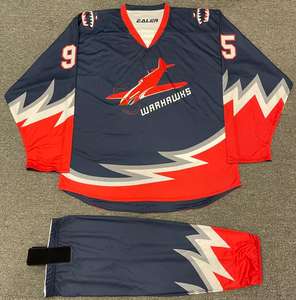 OEM Broderie Personnalisée Sublimation Maillot de Hockey sur Glace Ensembles Professionnels Respirant Séchage Rapide 100% Polyester - Product Image 1