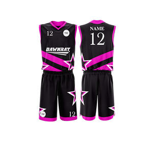 Ensemble d'uniformes de basketball personnalisés pour équipe, maillot et short en polyester respirant à séchage rapide, vêtements de sport d'équipe pour hommes, femmes et jeunes - Product Image 5