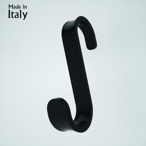 ตะขอแขวนผ้าอะคริลิคใสทนทานดีไซน์ทันสมัยเป็นมิตรกับสิ่งแวดล้อมอเนกประสงค์ประหยัดพื้นที่เก็บของในห้องน้ำผลิตในอิตาลี - Product Image 1