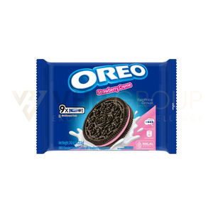 Biscuits OREO à la crème de fraises, origine Malaisie, 110,4 g/27,6 g - Product Image 2