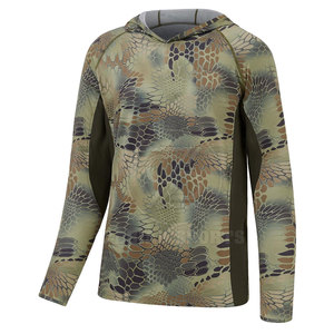 Sudadera con capucha de manga larga para hombre con estampado de camuflaje elegante transpirable para exteriores y ropa de invierno informal - Product Image 3