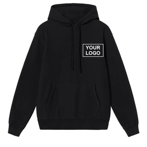 เสื้อสเวตเตอร์มีฮู้ดสำหรับผู้ชาย,เสื้อฮู้ดปักลายสีพื้นผ้าคอตตอน100% ออกแบบใหม่ - Product Image 6