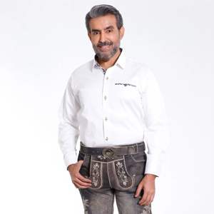 Lederhosen หนังบาวาเรียแท้สำหรับผู้ชายกางเกงขาสั้นเยอรมันแบบดั้งเดิมปรับแต่งได้สำหรับงานเทศกาล - Product Image 1