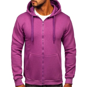 Sudadera con Capucha y Cremallera para Hombre, de Algodón Suave, Informal, Estilo Urbano, Cómoda para el Día a Día, Talla Grande - Product Image 4