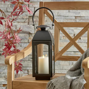 Nordic Style <b>Black</b> Metal <b>Candle</b> <b>Holders</b> Lanterns Clear Glass Home Decorative with Different Sizes for Christmas Decorations - Product Image 6