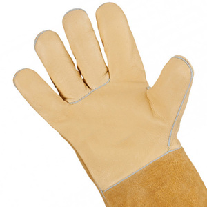 ถุงมือหนังป้องกันการสึกหรอถุงมือเชื่อมมือเพื่อความปลอดภัยถุงมือทำงาน - Product Image 4