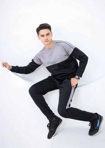 <b>Top</b> Selling <b>Men's</b> Tracksuit Custom Cotton Fleece Tracksuit <b>Zip</b> <b>up</b> Hoodie Whole sale Factory Product with Your Own Logo - Product Image 2
