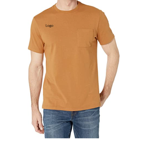 Camiseta de cuello redondo de manga corta de gran tamaño de peso pesado para hombre de Venta caliente - Product Image 6