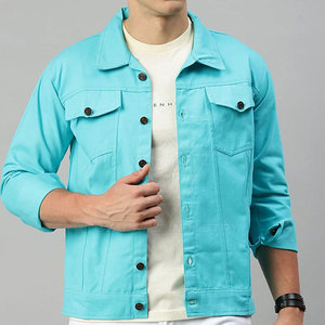 Premium <b>Jeans</b> Winter Jacket Designed For Men <b>Soft</b> Inner Warmth Trendy Streetwear Look Ideal For Winter Season Outfit - Product Image 2