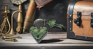 Antique Vintage Style Solid Brass Smart Padlock with 2 Keys Working Condition Locks - Product Image 6