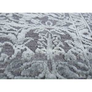 Alfombra Konstrukt Azul Tejida a Mano de Lana, Bambú, Seda, Algodón Orgánico y Yute con Diseño de Medallón Rectangular para el Hogar o Pasillo HWB-5013 - Product Image 3