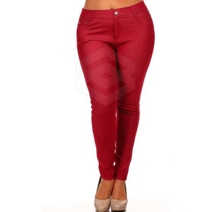 Pantalones vaqueros de alta calidad para mujer, Jeans duraderos de algodón hechos a mano - Product Image 1