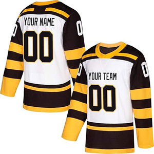 Nueva camiseta de hockey retro cosida con estampado 3D, camiseta de hockey sobre hielo de manga larga para hombre - Product Image 4