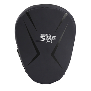 นวมมวยดีไซเนอร์สีดำสีขาวเรียงรายกำหนดเองทำเป้าเป้าเจาะแผ่นโฟกัส OEM ODM แผ่นที่กำหนดเอง - Product Image 2