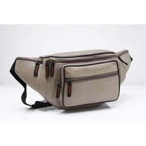 Sac de taille en cuir véritable pour hommes sac de taille en cuir croisé durable de voyage imperméable pour les sports d'aventure - Product Image 3